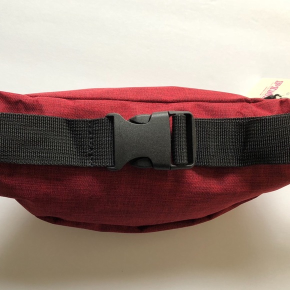 $13💋New VS LOVE PINK Deep Ruby/White Fanny Pack - Picture 5 of 8